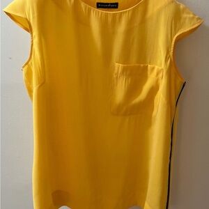 BIANCA NYGARD Yellow Blouse With Side Zipper